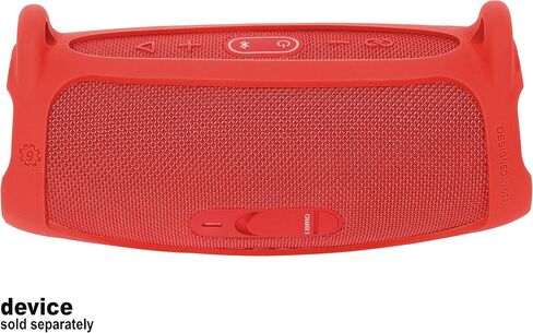 getgear Silicone Cover Sleeve for JBL CHARGE 5 - Portable Bluetooth Speaker, featured design with more protection, Best matching in shape and color (Army green) in Saudi Arabia