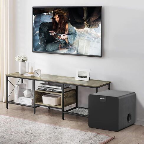 مضخم صوت يعمل بالطاقة من BESTISAN مقاس 8 بوصات، بقدرة تصل إلى 150 وات، وصوت جهير عميق لا يصدق، وإعداد سهل مع أنظمة المسرح المنزلي، أسود in Kuwait