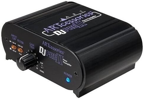 ART DJ Pre II Turntable Phono Preamplifier with RIAA EQ and a RCA Male to 2 RCA Male Audio Cable 3' in Saudi Arabia