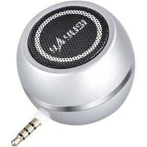 Mini Portable Speaker with 3.5mm Aux Input Jack, 3W Mobile Phone Line-in Speaker for iPhone iPad iPod Tablet Cell Phones, Gifting for Girls/Kids, Rose Gold in Saudi Arabia