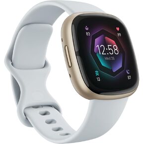 Fitbit Sense 2 Advanced Health and Fitness Smartwatch with Tools to Manage Stress and Sleep, ECG App, SpO2, 24/7 Heart Rate and GPS, Shadow Grey/Graphite, One Size (S & L Bands Included) in Kuwait