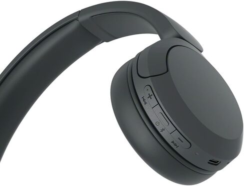 Sony WH-CH520 Wireless On-Ear Bluetooth Headphones with Microphone, Black | Comfortable Lightweight Design, Up to 50 Hrs Battery with Quick Charging, Multipoint Connection, Clear Calls, Swivel design in Saudi Arabia