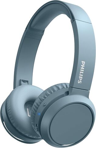 PHILIPS H4205 On-Ear Wireless Headphones with 32mm Drivers and BASS Boost on-Demand, Blue in Kuwait