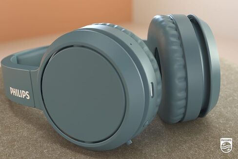 PHILIPS H4205 On-Ear Wireless Headphones with 32mm Drivers and BASS Boost on-Demand, Blue in Kuwait