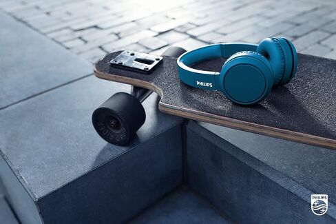 PHILIPS H4205 On-Ear Wireless Headphones with 32mm Drivers and BASS Boost on-Demand, Blue in Kuwait