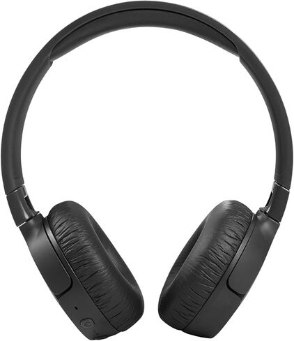 JBL Tune 660NC: سماعات رأس لاسلكية على الأذن مع خاصية إلغاء الضوضاء النشطة - أسود، متوسط in Kuwait