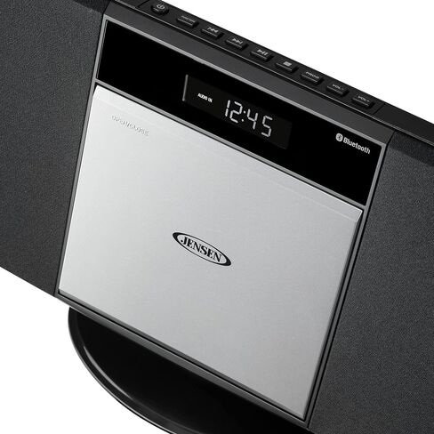 Jensen JBS-300 نظام موسيقى ستيريو بلوتوث حديث للمنزل مع مشغل CD/MP3/WMA ومنفذ USB للبث اللاسلكي لتشغيل MP3 | ستيريو AM/FM رقمي (جهاز تحكم عن بعد) (إصدار محدود) in Kuwait