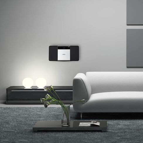 Jensen JBS-300 نظام موسيقى ستيريو بلوتوث حديث للمنزل مع مشغل CD/MP3/WMA ومنفذ USB للبث اللاسلكي لتشغيل MP3 | ستيريو AM/FM رقمي (جهاز تحكم عن بعد) (إصدار محدود) in Kuwait