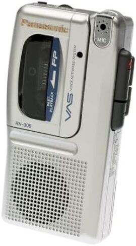 Panasonic (RN-305) RN305 Micro Cassette Recorder with Voice Activation System in Saudi Arabia