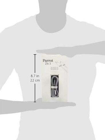 كابل يو اس بي باروت زيك 3 - رمادي in Kuwait