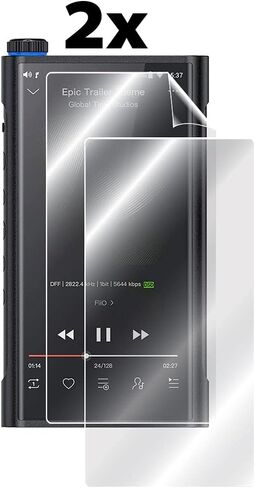IPG For FiiO M15 Android Hi-Res MP3/MP4 Music Player Screen Protector (2 Units) Invisible Screen Guard - HD Quality/Self-Healing/Bubble -Free in Saudi Arabia