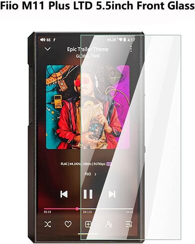 for Fiio M11 Plus LTD Tempered Glass, 9H Premium Scratch-Proof Protective Tempered Glass Screen Protector for Fiio M11 Plus LTD 5.5inch MP3 Player (Back glass) in Kuwait