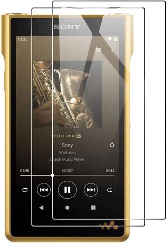9H Scratch-Proof Premium Protective Screen Protector Film Tempered Glass for Sony Walkman NW-WM1AM2 WM1AM2 NW-WM1ZM2 WM1ZM2 (1PC) in Saudi Arabia
