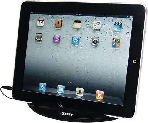 جنسن SMPS-125 مكبر صوت ستيريو محمول لأجهزة iPod/iPhone وMP3 والكمبيوتر اللوحي والهواتف الذكية باللون الأسود in Saudi Arabia