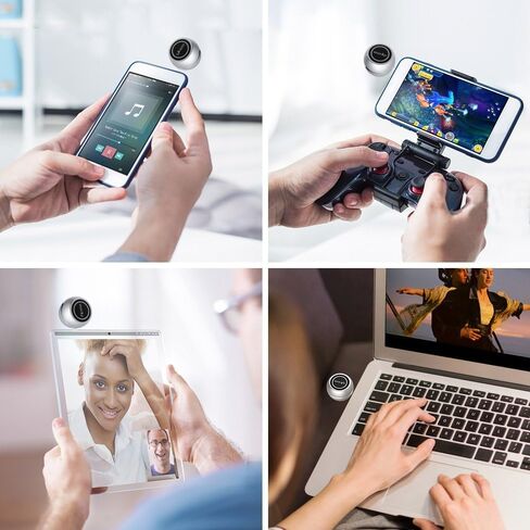 مكبر صوت صغير محمول مع مقبس إدخال Aux 3.5 مم، مكبر صوت للهاتف المحمول بقدرة 3 وات لهواتف iPhone iPad iPod اللوحية والهواتف المحمولة، هدية للفتيات/الأطفال، ذهبي وردي in Kuwait