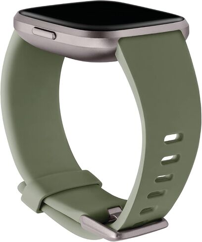 Fitbit Versa 2 Health and Fitness Smartwatch with Heart Rate, Music, Alexa Built-in, Sleep and Swim Tracking, Bordeaux/Copper Rose, One Size (S and L Bands Included) in Saudi Arabia