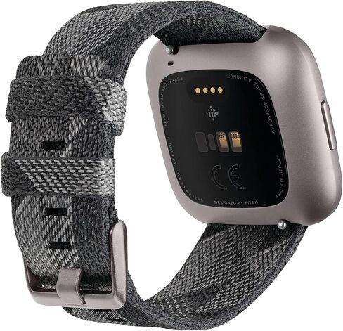Fitbit Versa 2 Health and Fitness Smartwatch with Heart Rate, Music, Alexa Built-in, Sleep and Swim Tracking, Bordeaux/Copper Rose, One Size (S and L Bands Included) in Saudi Arabia