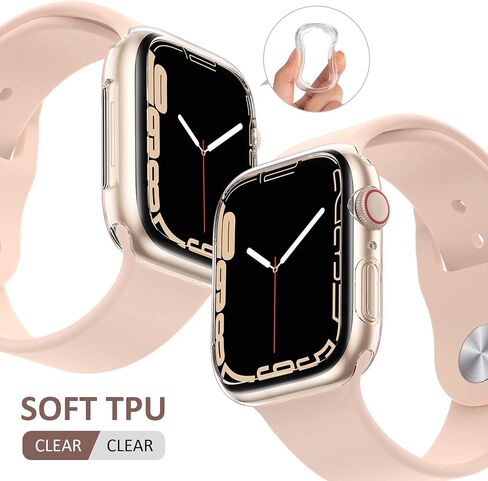 [2 Pack] Bumper Case for Apple Watch SE3/SE2/SE/Series 6/5/4 40mm, Gold in Saudi Arabia