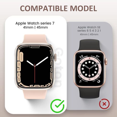 [2 Pack] Bumper Case for Apple Watch SE3/SE2/SE/Series 6/5/4 40mm, Gold in Saudi Arabia