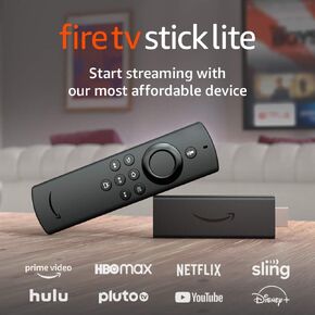 Fire TV Stick Lite مُجدد معتمد مع Alexa Voice Remote Lite (بدون أدوات تحكم في التلفزيون) | جهاز بث HD | إصدار 2020 in Kuwait