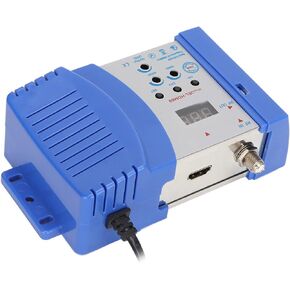 Dpofirs TV Link Modulator AV إلى RF Converter، RF Modulator Converter VHF Demodulator Converter for NTSC، PAL، B G، I، D K، L M N تنسيقات التلفزيون