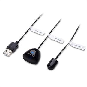 Cable Matters Infrared Remote Extender Cable, IR Repeater Kit, 6ft | USB IR Remote Blaster Cord, up to 15ft Signal Range, Not Compatible with RF Signals in Saudi Arabia
