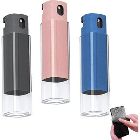 3Pcs Fingerprint Proof Screen Cleaner Tool, 3-in-1Touchscreen Mist Cleaner Spray,Fingerprint-Proof Spray Bottle and Wipe Cleaner for All Phones and Electronic,3 Colors in Kuwait