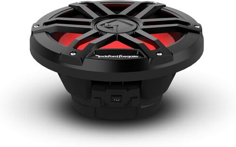 Rockford Fosgate M1D2-10B Color Optix 10" DVC 2-Ohm Multicolor LED Lighted Marine Subwoofer - Black in Saudi Arabia