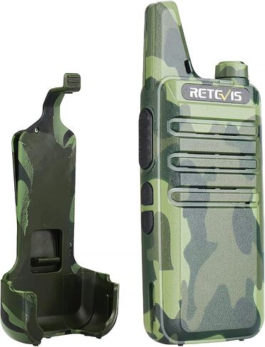 Retevis RT22 Compact & Lightweight FRS Walkie Talkies Long Range (4 Pack) | For Small Business, Camping, Hiking, Cruise, Safe Short Antenna, Comfortable to Carry, Loud & Clear Audio, USB-C in Kuwait