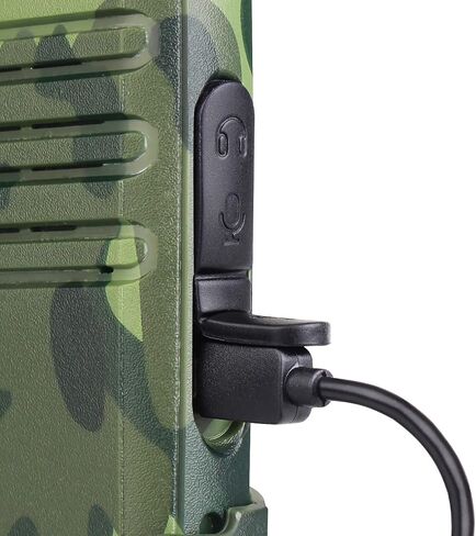 Retevis RT22 Compact & Lightweight FRS Walkie Talkies Long Range (4 Pack) | For Small Business, Camping, Hiking, Cruise, Safe Short Antenna, Comfortable to Carry, Loud & Clear Audio, USB-C in Kuwait