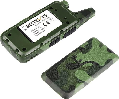 Retevis RT22 Compact & Lightweight FRS Walkie Talkies Long Range (4 Pack) | For Small Business, Camping, Hiking, Cruise, Safe Short Antenna, Comfortable to Carry, Loud & Clear Audio, USB-C in Kuwait
