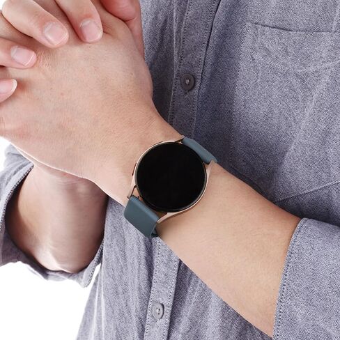 Vanjua Bands Compatible with Garmin Venu 2 Plus / Venu Sq / Venu / Vivoactive 3 Watch Band Women Men, Soft Silicone Sport Replacement Strap for Garmin Vivomove Sport, Vivoactive 3 Music, Forerunner 645 / 245 Music Smart Watch in Saudi Arabia