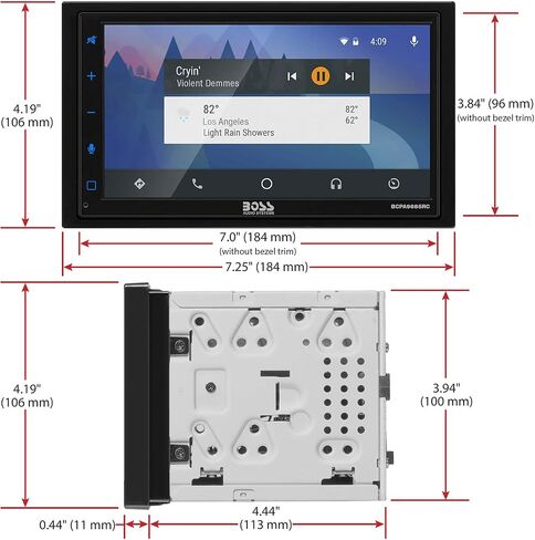 BOSS Audio Systems BVCP9700A CarPlay Android Car Stereo, 7 Inch Touchscreen in Kuwait