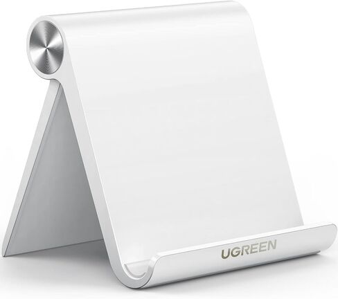 UGREEN Tablet Stand Holder Adjustable Portable Desktop Dock Office Compatible for iPad 10.2/iPad Pro 11 Inch/iPad 9.7/iPad Mini 5/4/3/2/iPad Air/iPhone 15/14/13/12 Black in Saudi Arabia
