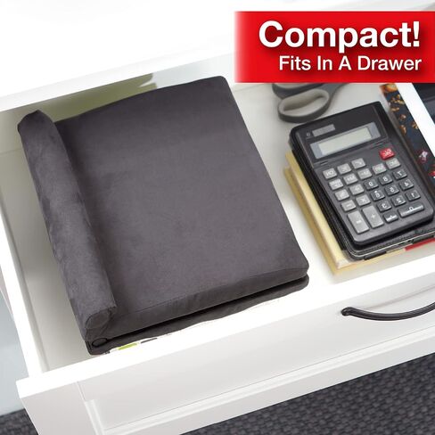 Ontel Pillow Pad Ultra Multi-Angle Soft Tablet Stand, Blue - Comfortable Angled Viewing for iPad, Tablets, Kindle, Smartphones, Books, Magazines, and More in Kuwait