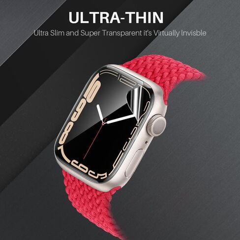 عبوتان من حافظة LϟK لساعة Apple 40 مم SE/Series 6/5/4 واقي شاشة مدمج من الزجاج المقوى، غطاء كامل واقٍ صلب من البولي كربونات لساعة iWatch 40 مم - شفاف in Kuwait