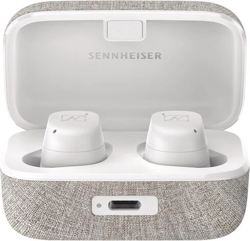 سماعات أذن Sennheiser MOMENTUM True Wireless 3 - سماعات أذن بلوتوث للموسيقى والمكالمات مع ANC، اتصال متعدد النقاط، IPX4، شحن Qi، عمر بطارية 28 ساعة، تصميم مضغوط - جرافيت in Kuwait