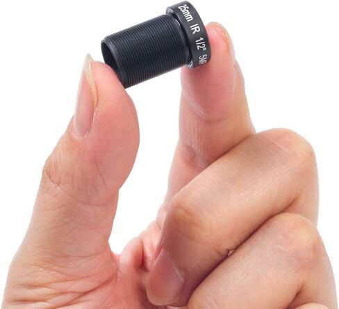 4-12mm Varifocal C-Mount Lens for Raspberry Pi HQ Camera, with C-CS Adapter, Industrial Telephoto Lens in Kuwait