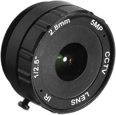 uxcell 2.8mm 720p 5MP F1.2 FPV CCTV Lens Wide Angle for CCD Camera in Saudi Arabia