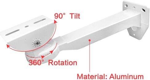 كاميرا كومبكتف، عالمية داخلية تعلق على الحائط في الأماكن المغلقة والخارجية CCTV حامل كاميرا الإسكان لكاميرا CCTV الأمن/MCB601 تركيب/قبة كاميرا/IP كاميرا/ليثيوم سبيكة 2 حزمة in Kuwait