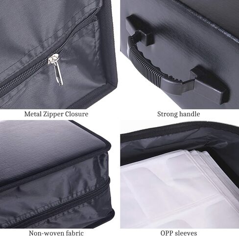 Oriolus PU Leather CD/DVD Binder Case Storage Holder (520 Disc Capacity) in Saudi Arabia