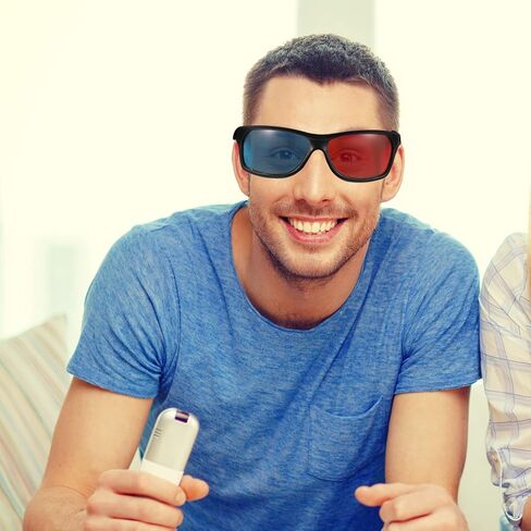 10 قطع نظارات ثلاثية الأبعاد للفيلم التلفزيوني سماوي أحمر أزرق 3 أبعاد نظارات لأناجليف مجسمة فيلم كتاب هزلي صورة آلة العرض لعبة شاشة الكمبيوتر in Kuwait