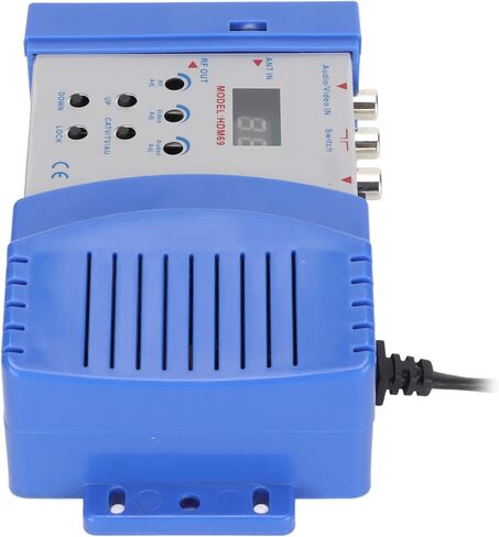 HDM69L Digital RF Modulator, PAL NTSC Format Drive HDMI to RF Modulator Converter, VHF UHF Amplifier for Satellite Receivers,Video Cameras,Video Game Consoles,VCR(Blue) in Saudi Arabia