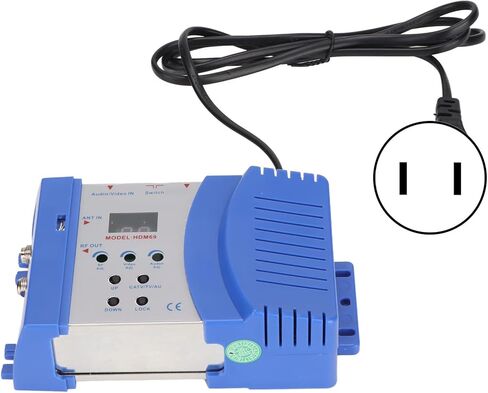 HDM69L Digital RF Modulator, PAL NTSC Format Drive HDMI to RF Modulator Converter, VHF UHF Amplifier for Satellite Receivers,Video Cameras,Video Game Consoles,VCR(Blue) in Saudi Arabia