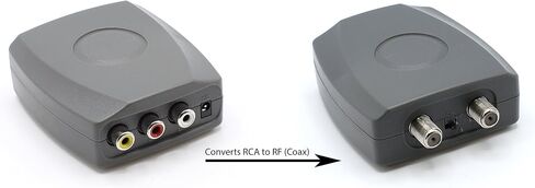 THE CIMPLE CO RF Modulator - RCA Composite to RF Coaxial - Converts Standard Definition Signals to Coax, Includes AV Cable in Kuwait