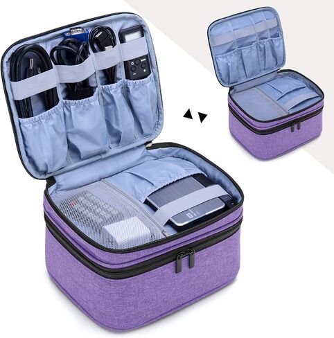 LUXJA Carrying Bag Compatible with DR.J Mini Projector, Black | Portable Case for Most Mini Projector and Accessories in Kuwait