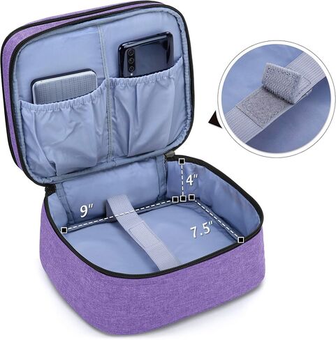 LUXJA Carrying Bag Compatible with DR.J Mini Projector, Black | Portable Case for Most Mini Projector and Accessories in Kuwait