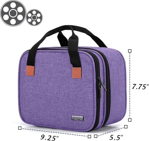 LUXJA Carrying Bag Compatible with DR.J Mini Projector, Black | Portable Case for Most Mini Projector and Accessories in Kuwait