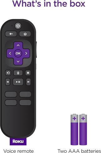 Roku Voice Remote (الرسمي) لمشغلات Roku وRoku Audio وRoku TV in Kuwait