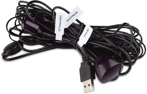 Cable Matters Infrared Remote Extender Cable, IR Repeater Kit, 6ft | USB IR Remote Blaster Cord, up to 15ft Signal Range, Not Compatible with RF Signals in Kuwait